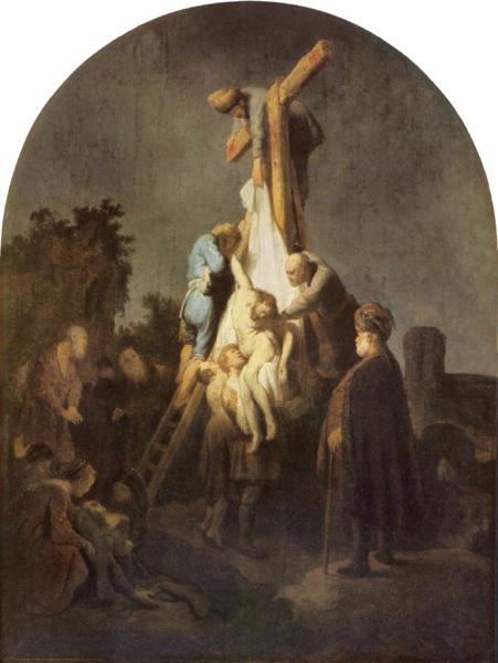 Rembrandt van rijn The Deposition. oil painting image